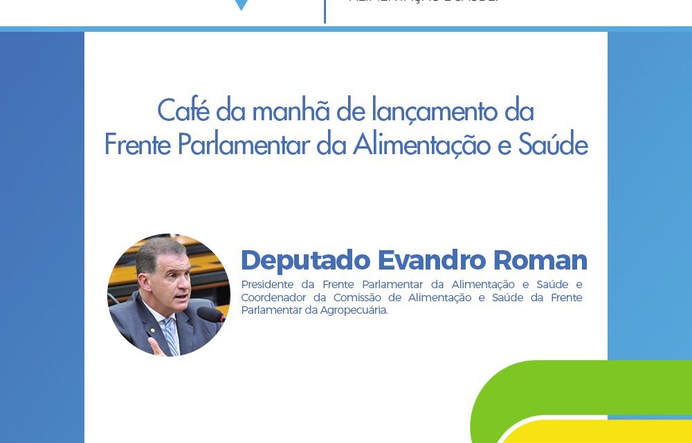 Prof. Sandro Lucas Sofiati e Ginasium Tecnologia são convidados a participar da FRENTE  PARLAMENTAR DE ALIMENTAÇÃO E SAÚDE 2019.