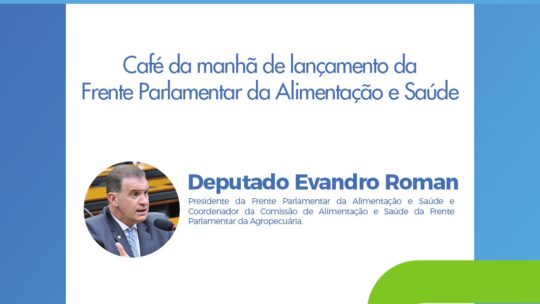 Prof. Sandro Lucas Sofiati e Ginasium Tecnologia são convidados a participar da FRENTE  PARLAMENTAR DE ALIMENTAÇÃO E SAÚDE 2019.
