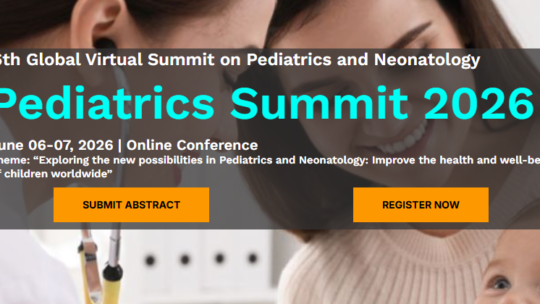 6th Global Virtual Summit on Pediatrics and Neonatology – June 06-07, 2026